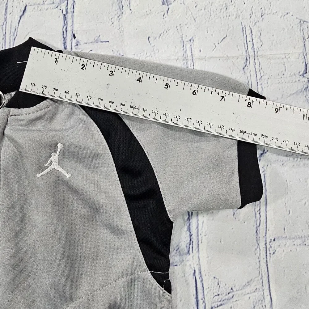 Nike Jordan Boys Grey Black Jacket Air Y2K TODDLER SIZE 24 MONTHS